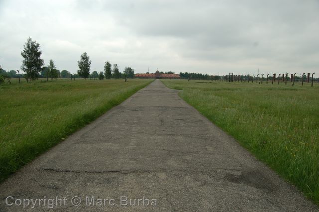 Auschwitz II Birkenau north road