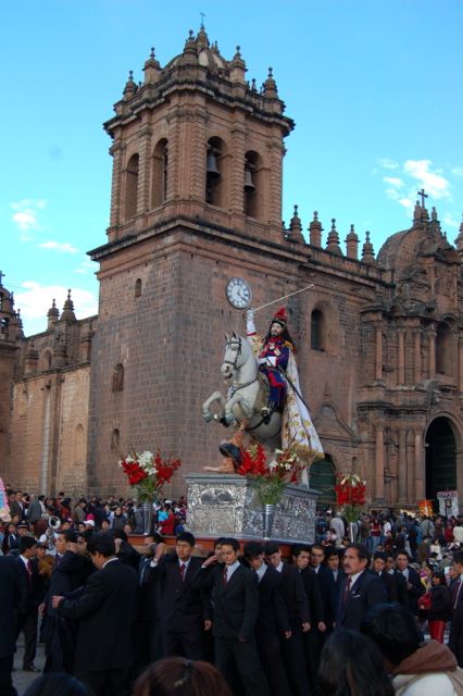 Corpus Christi festival  Cusco Peru