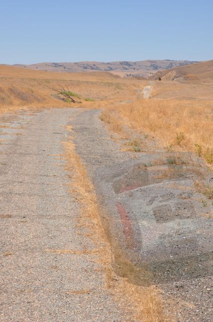 James Dean original Highway 466 pavement