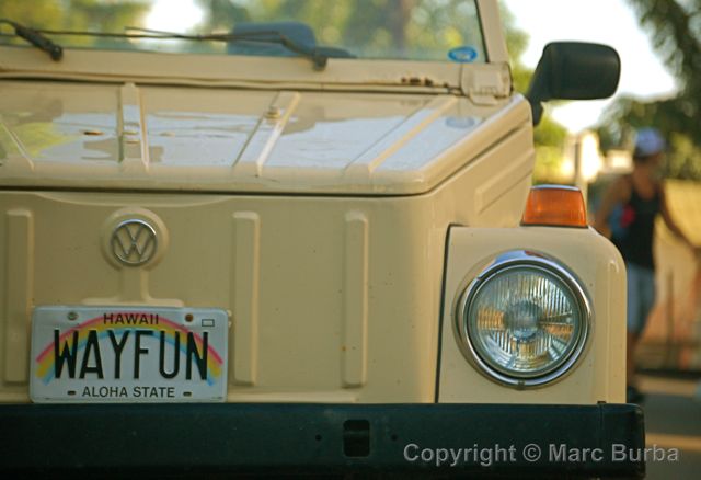 VW Thing license plate Maui