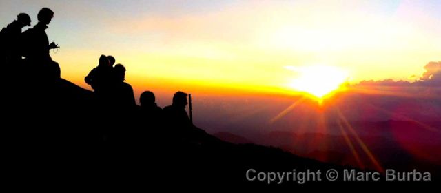 Pacaya volcano sunset