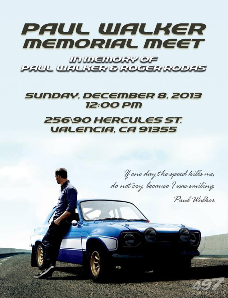 Memorial meet poster