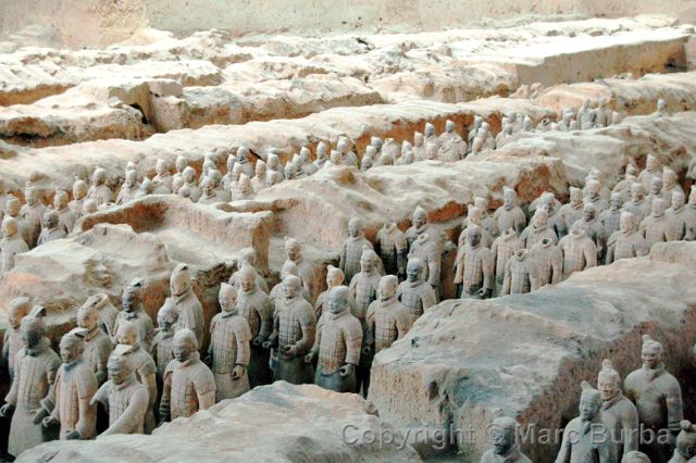 terracotta warriors, xian, china