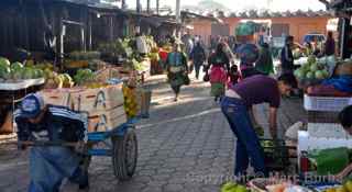 Antigua market vendor cart