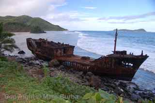 American Samoa shipwreck Tutuila