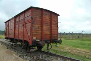 Auschwitz Birkenau freight car