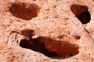 Ayers Rock face