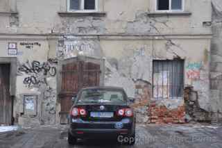 Bratislava crumbling building