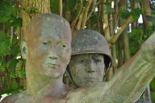 Guam war sculpture