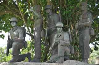 Guam liberation sculpture