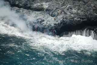 Kilauea volcano helicopter ride