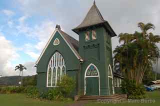 Hanalei Church, Kauai, Hawaii