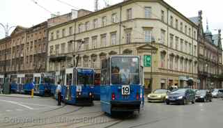 Streetcar, Krakow Poland