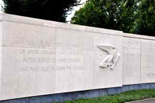 Lorraine American Cemetery wall