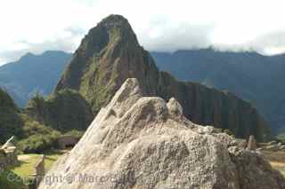 Machu Picchu rock carving