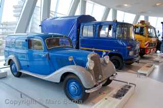 1952 170V panel van, Mercedes-Benz Museum, Stuttgart, Germany