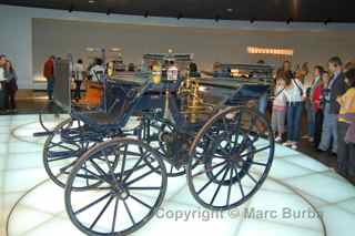 1886 Daimler Motorized Carriage, Mercedes-Benz Museum, Stuttgart, Germany