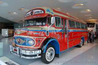 1969 LO1112 bus, Mercedes-Benz Museum, Stuttgart, Germany