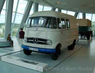 1965 L 406 panel van, Mercedes-Benz Museum, Stuttgart, Germany