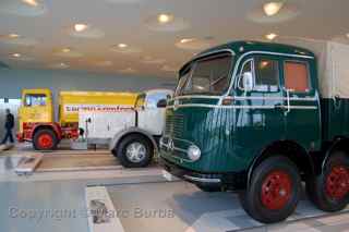 1959 LP333 platform truck, Mercedes-Benz Museum, Stuttgart, Germany