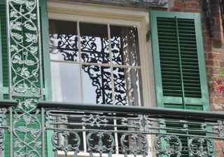 New Orleans iron railing french quarter