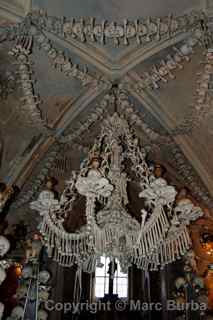 Sedlec Ossuary bone chandelier