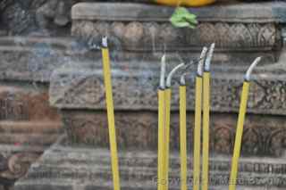 Phnom Penh Cambodia Wat Phnom incense