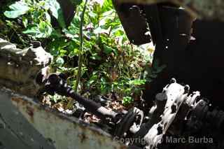 Saipan World War II tank