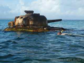 Saipan Sherman tanks Oleai Beach