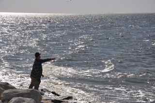 Salton Sea fisherman