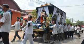 funeral procession, Siem Reap Cambodia
