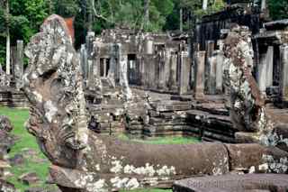 Angkor Thom, Bayon naga