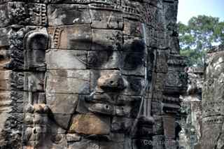 Angkor Thom, 216 Bayon faces