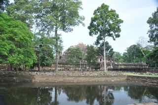 Angkor Thom temple restoration