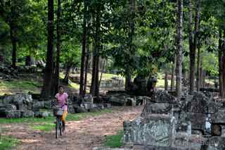 Angkor Thom, Baphuon bicycle