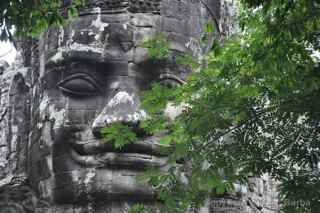 Angkor Thom north entry tower
