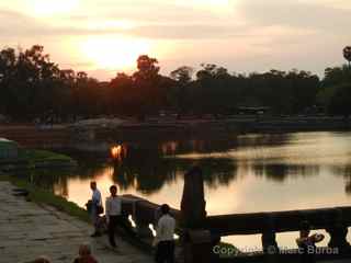 Angkor Wat moat reflection