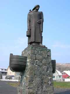 fisherman statue