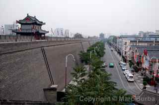 city wall, Xian China